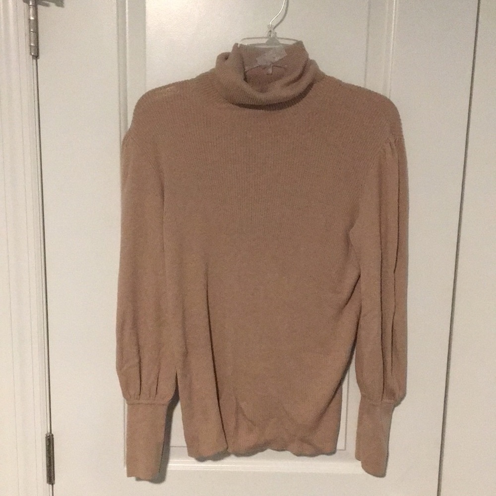 Tan Turtleneck
